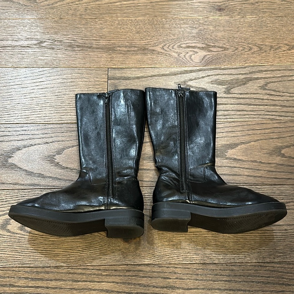 NWOT Zara Black Leather Boots